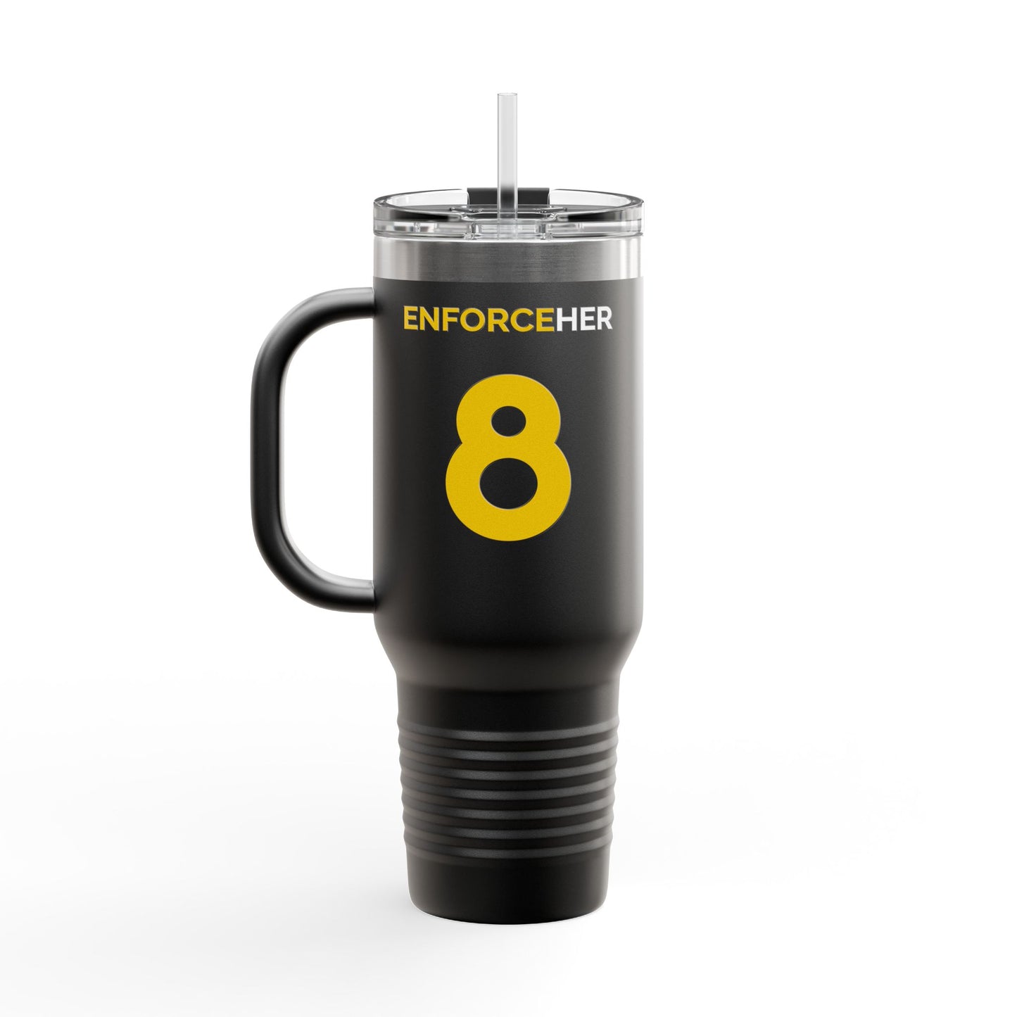 Insulated Travel Mug - Sophie the EnforceHER Edition Navy/Black