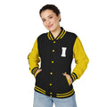 Iowa Letterman Jacket — Classic Black & Gold Varsity Jacket