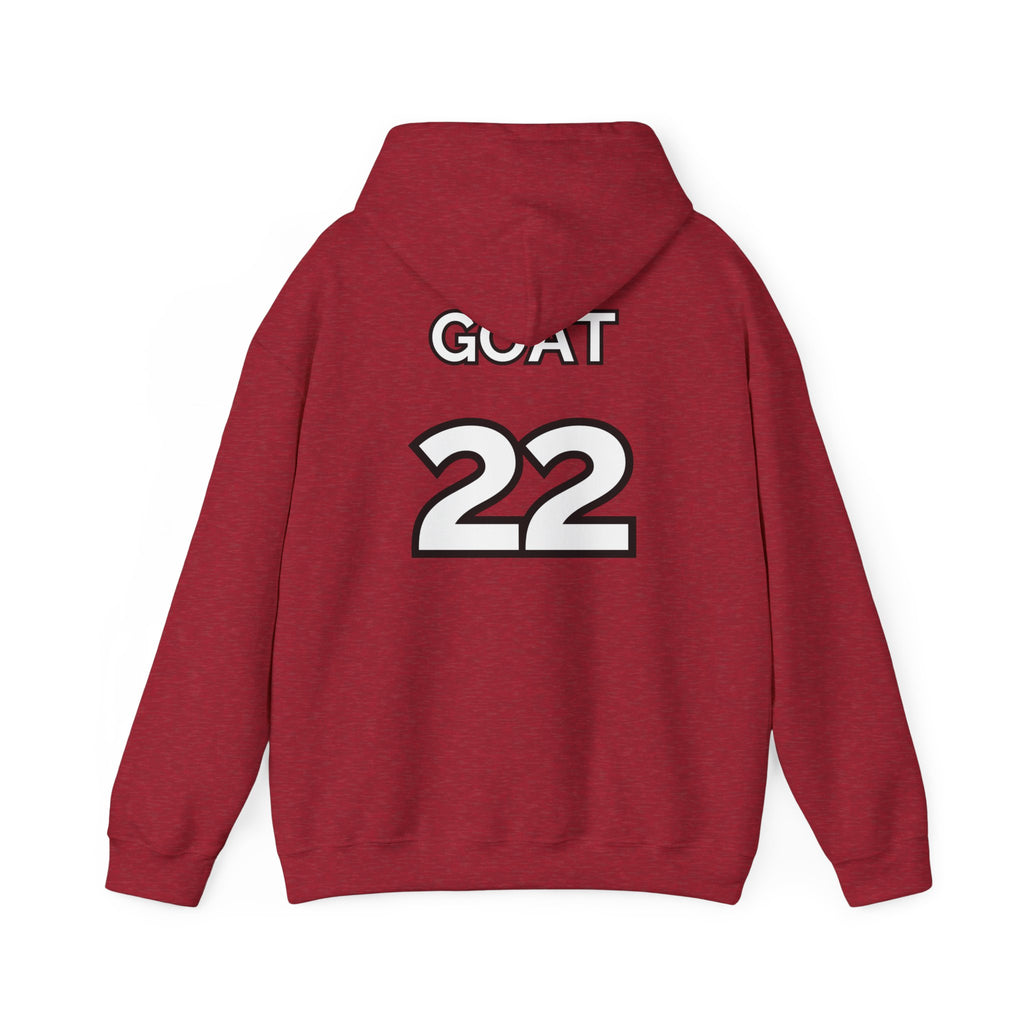 Heathered Rebel Red Collegiate Hooded Sweatshirt - Hawkeye State Shop #22