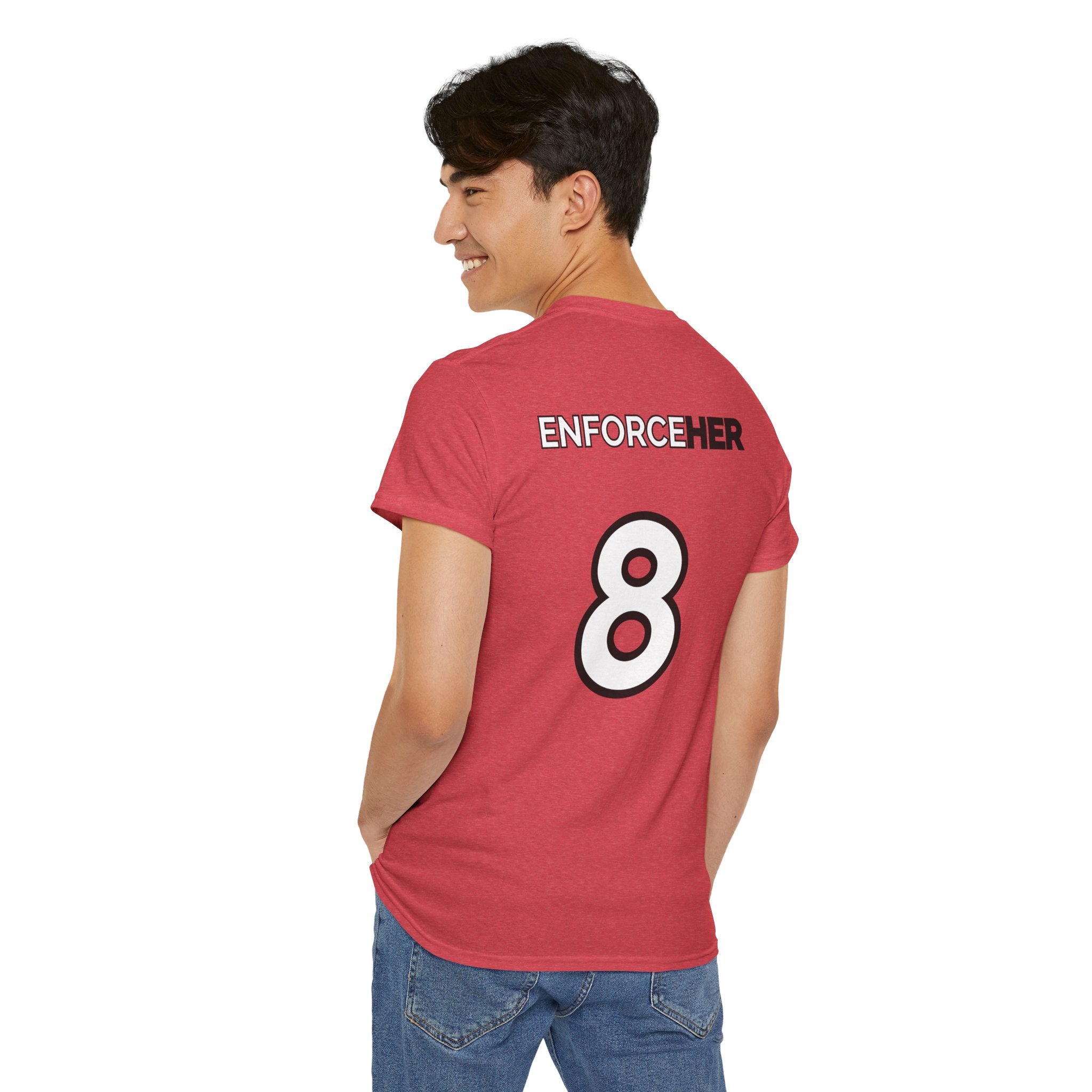 Enforce-Her Tee - Sophie Cunningham Limited Edition #8 Rebel Red