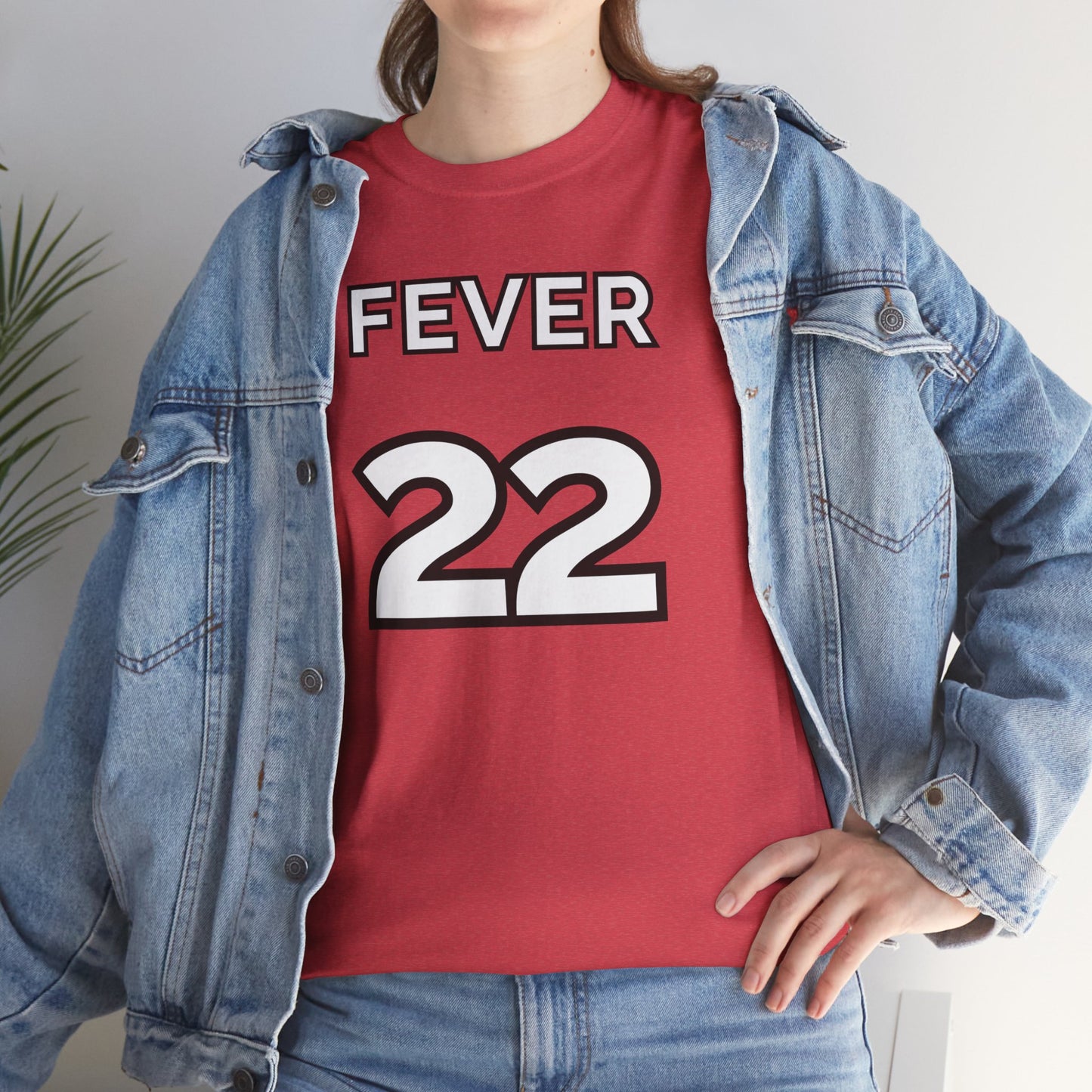 Basketball Fan Tee - Caitlin Clark GOAT Shirt in Heathered Rebel Red