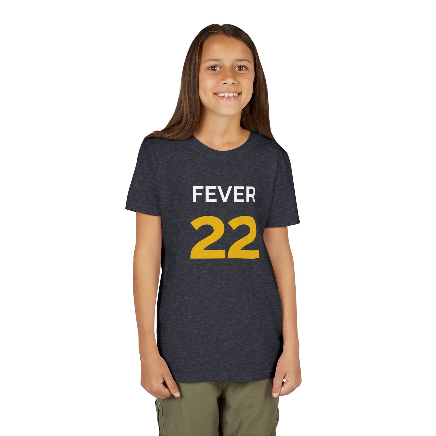 Youth Tee Shirt - Caitlin Clark Fan Navy/Black #CC22
