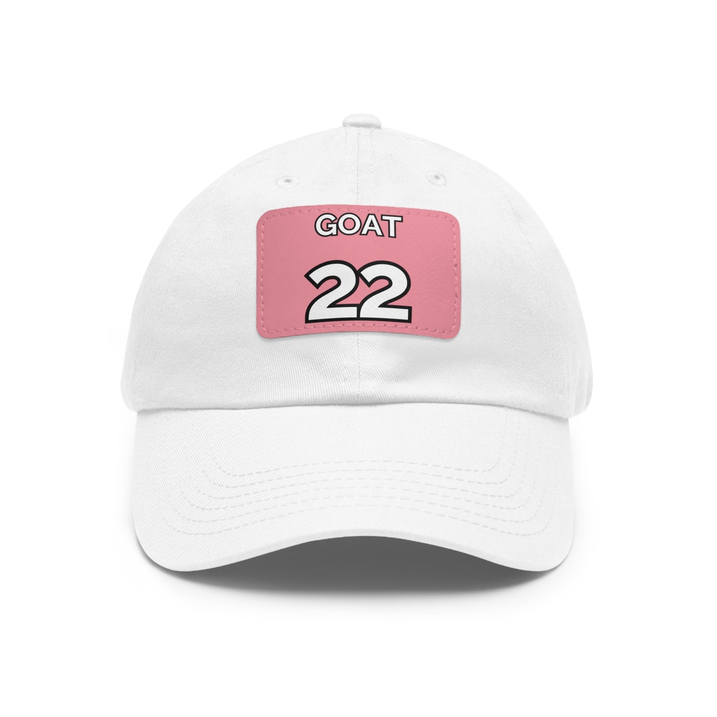 Pink and white 22 tribute fan hat