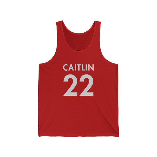 Caitlin Clark Tribute Tank Top Red