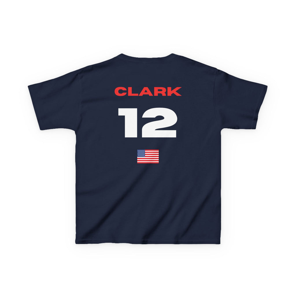 Kids USA Jersey Tee — (Clark 12)