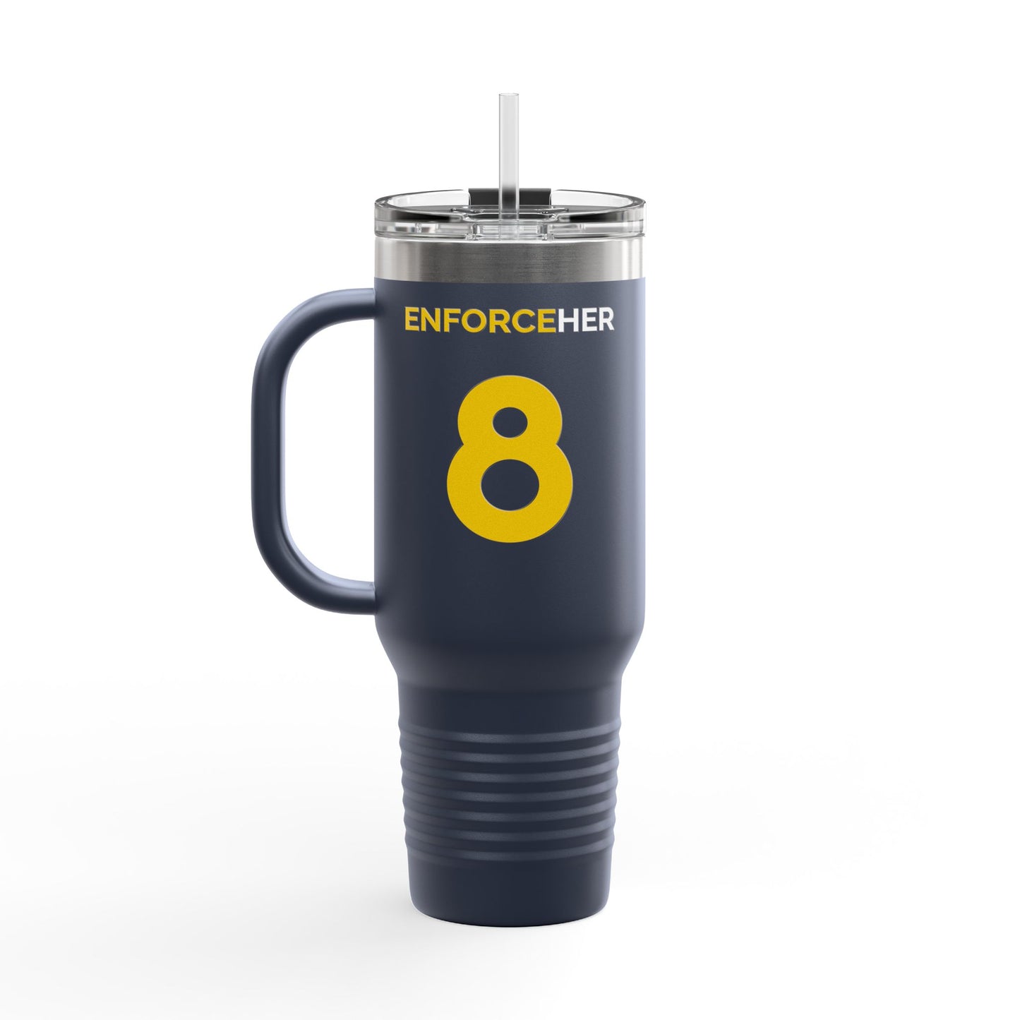 Insulated Travel Mug - Sophie the EnforceHER Edition Navy/Black