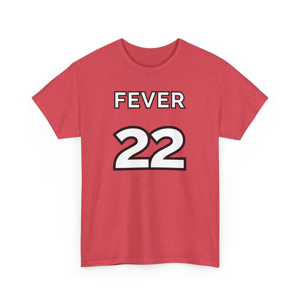 Basketball Fan Tee - Caitlin Clark GOAT Shirt in Heathered Rebel Red