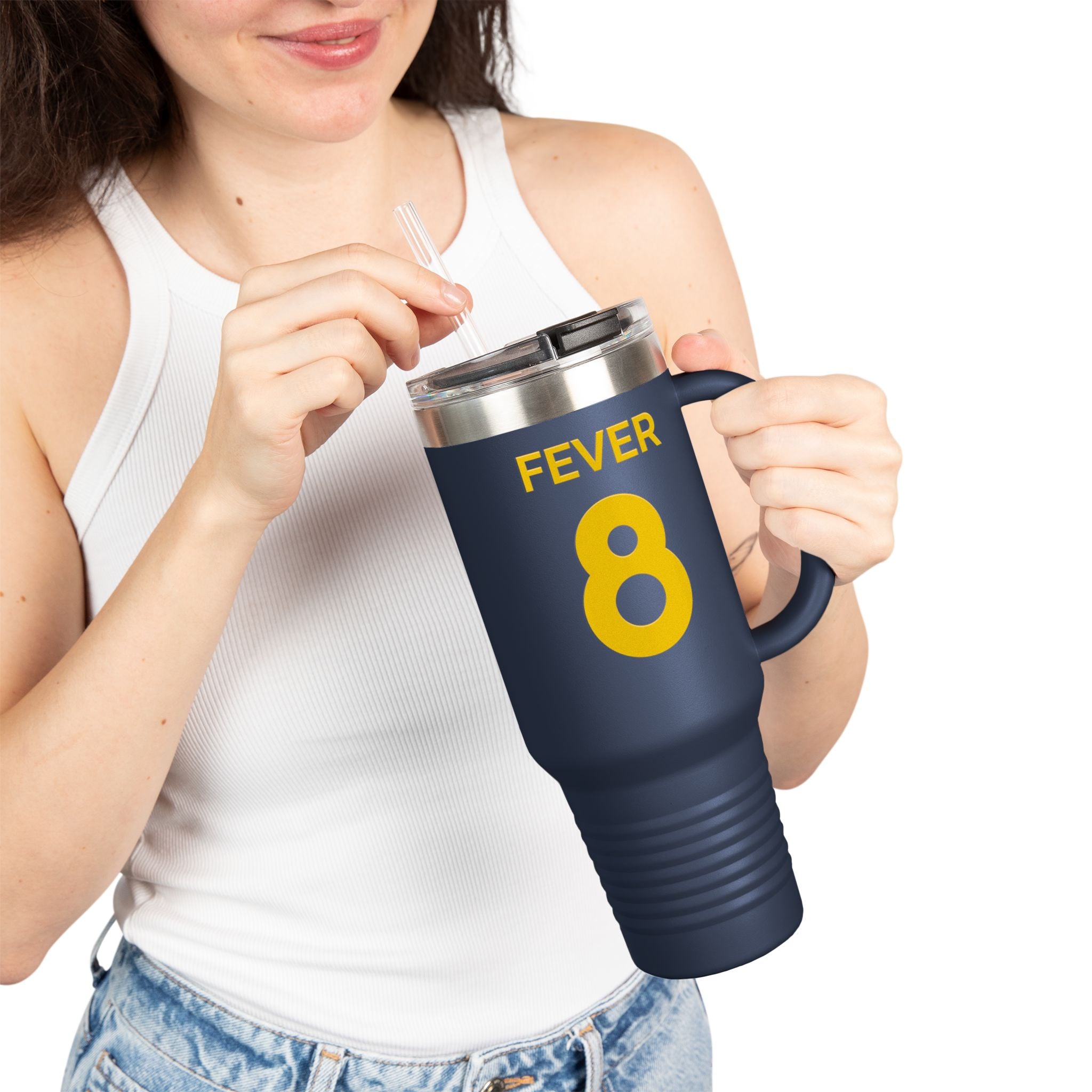 Insulated Travel Mug - Sophie the EnforceHER Edition Navy/Black