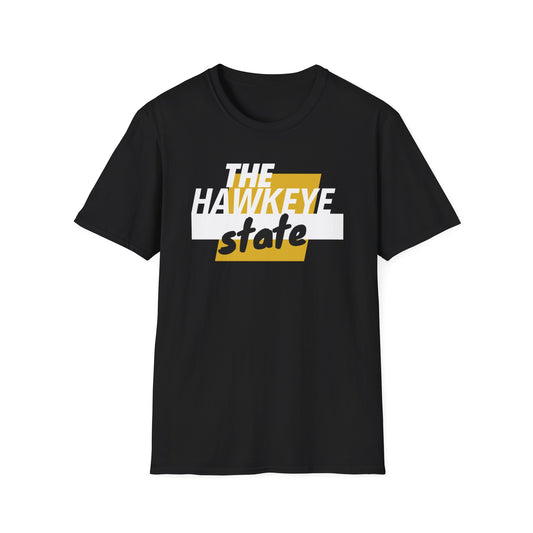 Hawkeye State T-Shirt, Vintage Iowa Tee, Gifts for Hawkeye Fans, College Apparel, Casual Wear, State Pride Shirt