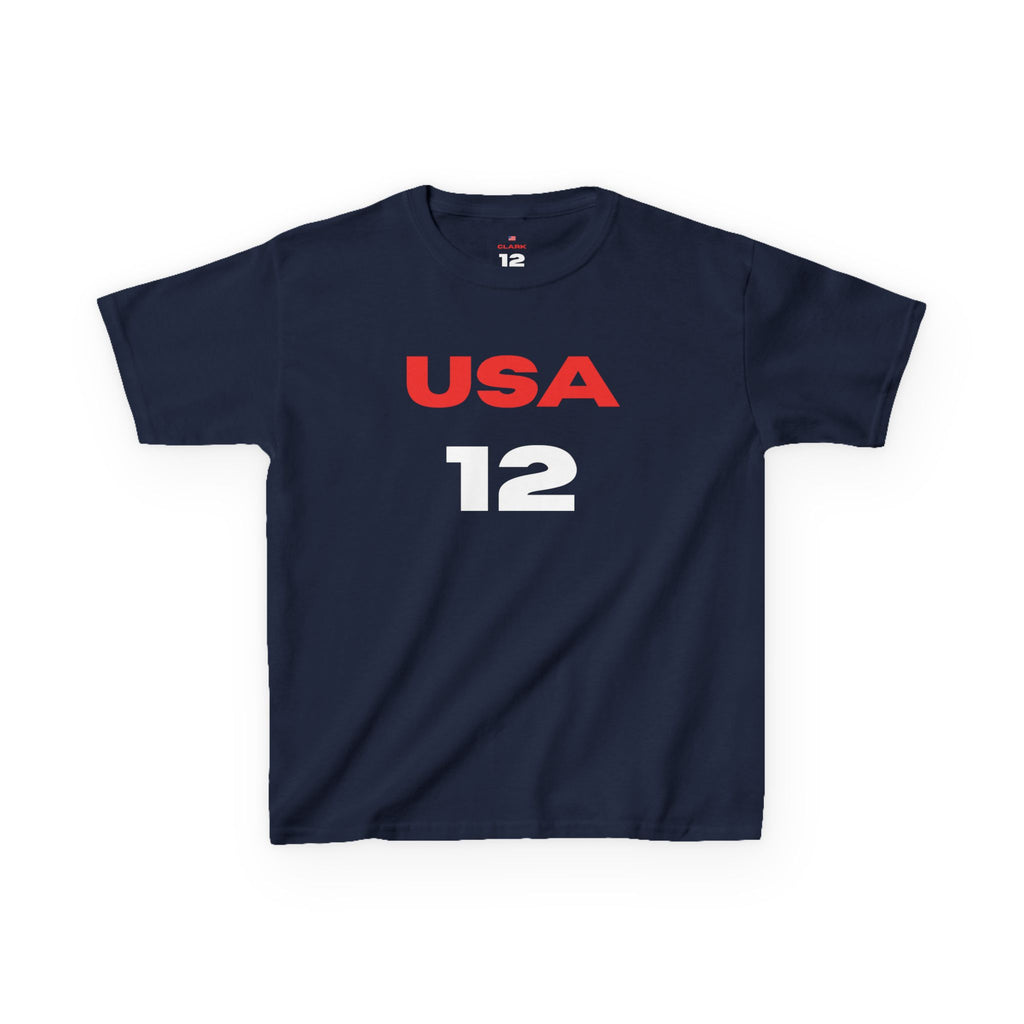 Kids USA Jersey Tee — (Clark 12)