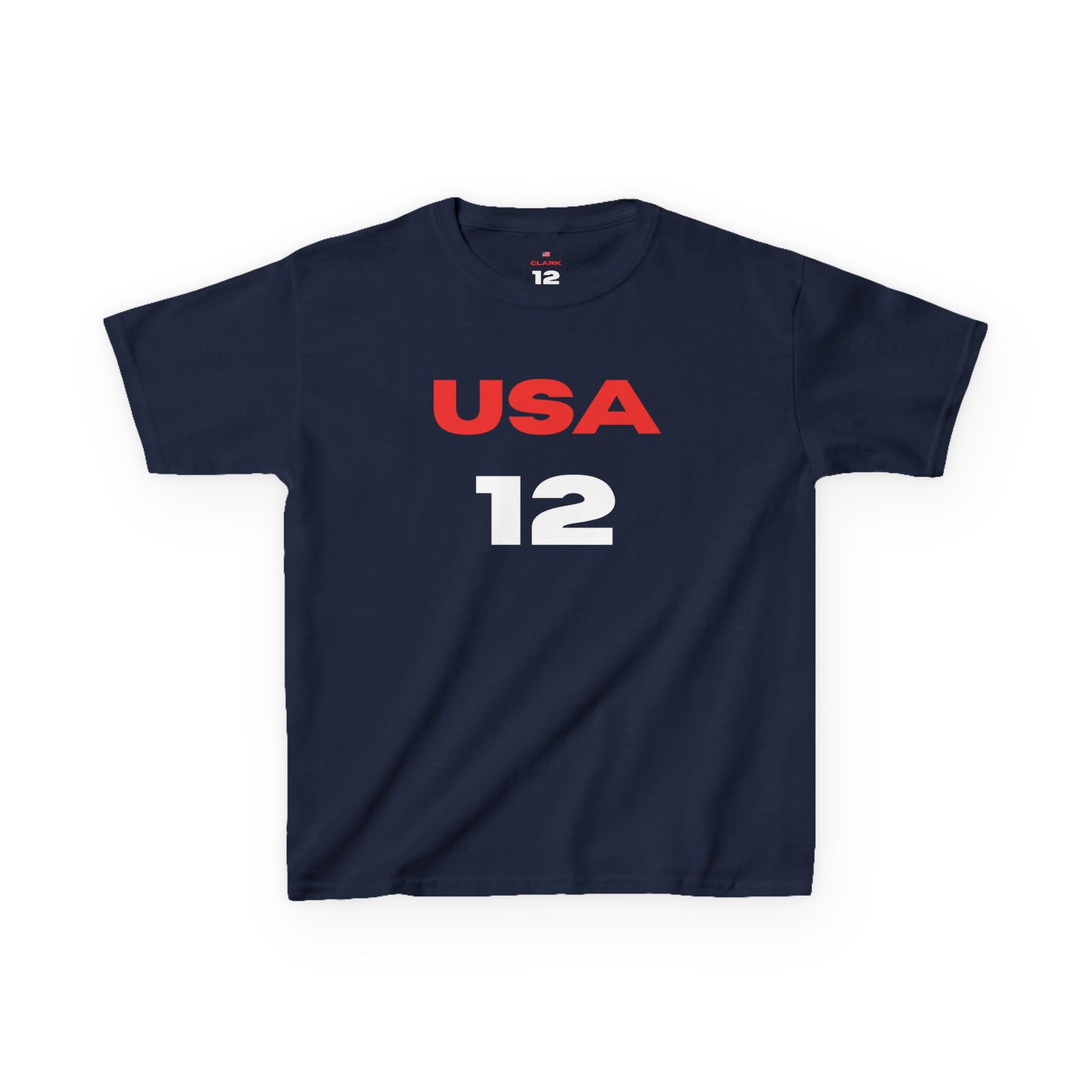 Kids USA Jersey Tee — (Clark 12)