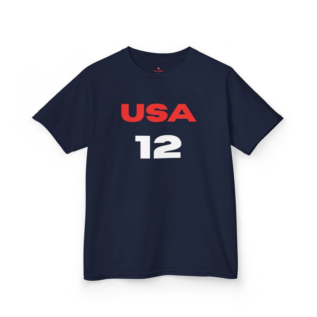 Kids USA Jersey Tee — (Clark 12)