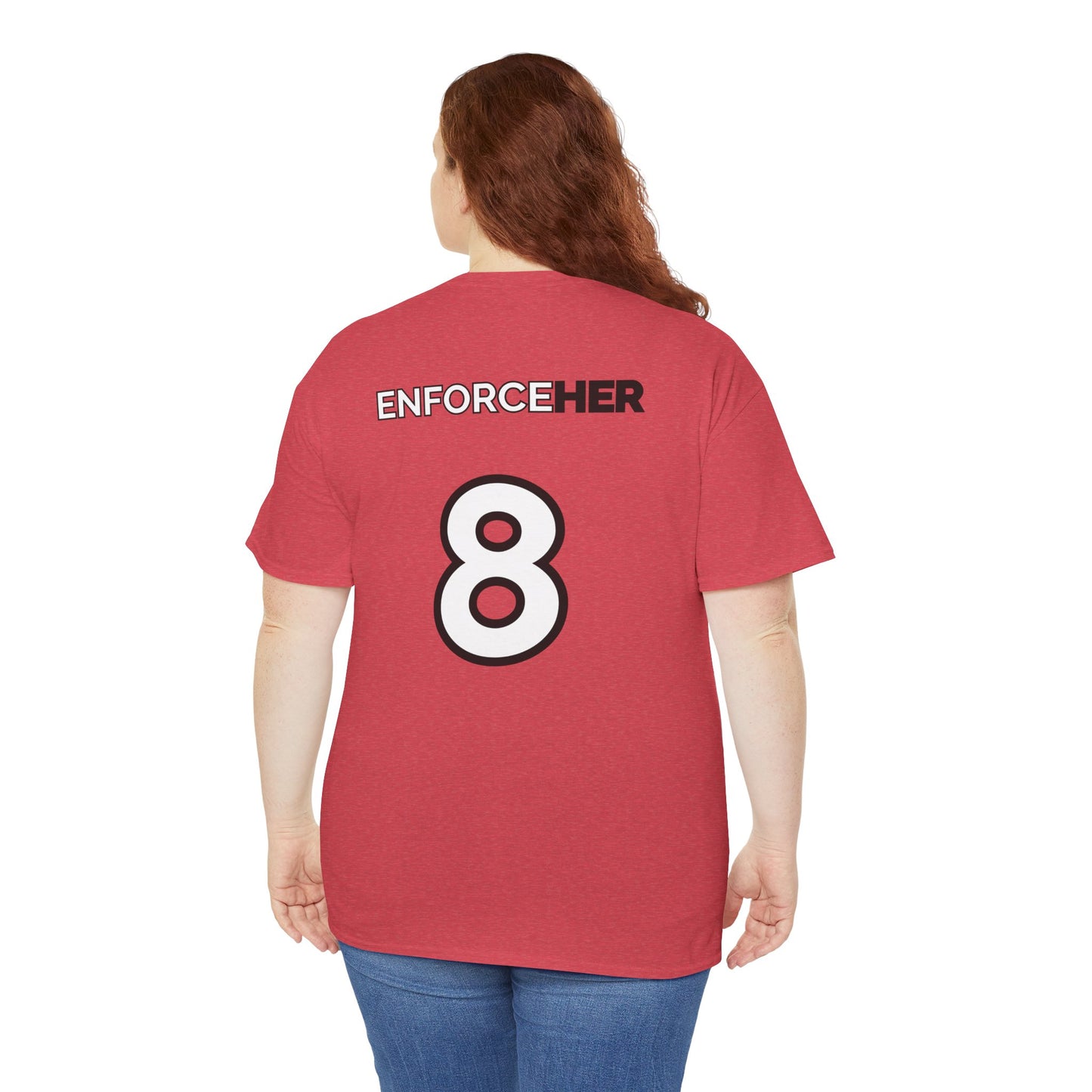 Enforce-Her Tee - Sophie Cunningham Limited Edition #8 Rebel Red