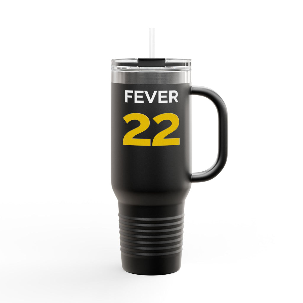 Insulated Travel Mug - Caitlin Clark GOAT Edition Navy/Black