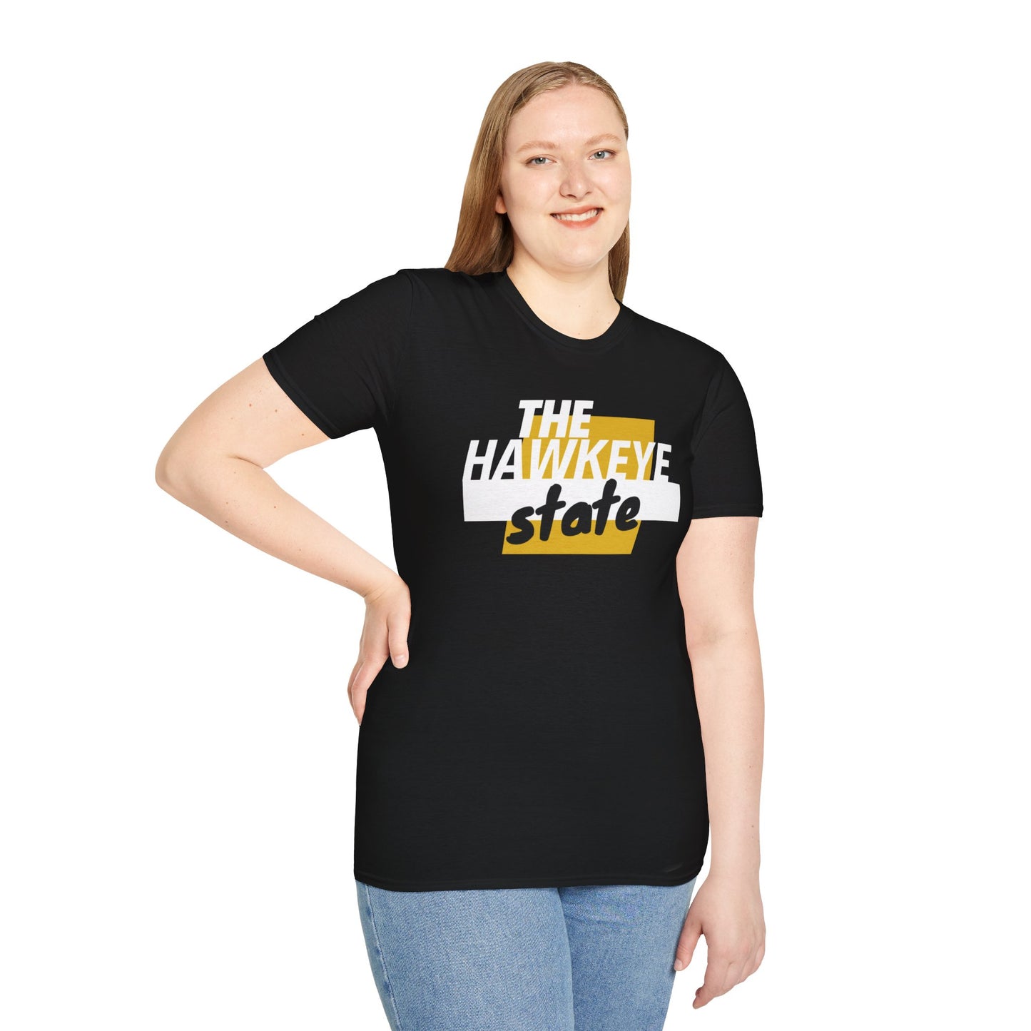 Hawkeye State T-Shirt, Vintage Iowa Tee, Gifts for Hawkeye Fans, College Apparel, Casual Wear, State Pride Shirt
