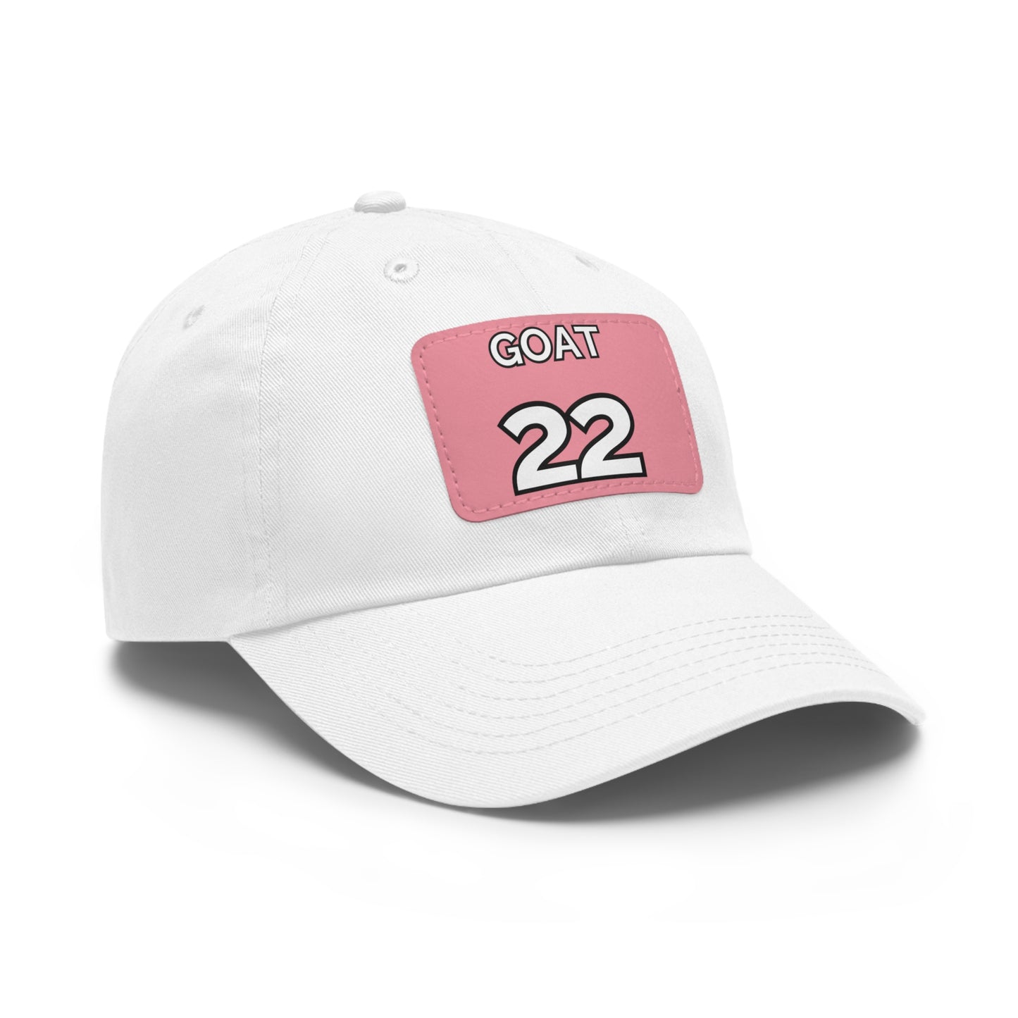 Pink and white 22 tribute fan hat