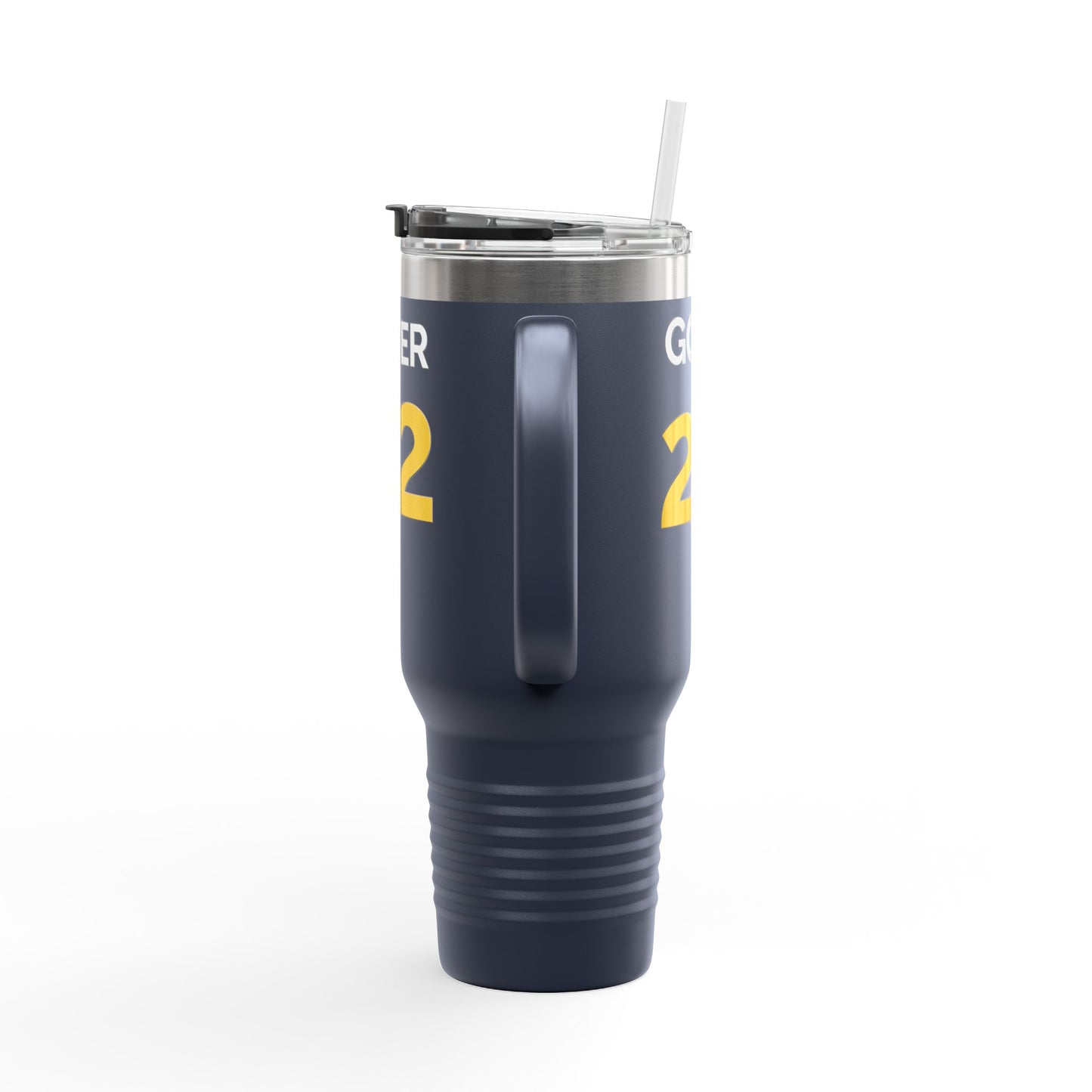 Insulated Travel Mug - Caitlin Clark GOAT Edition Navy/Black