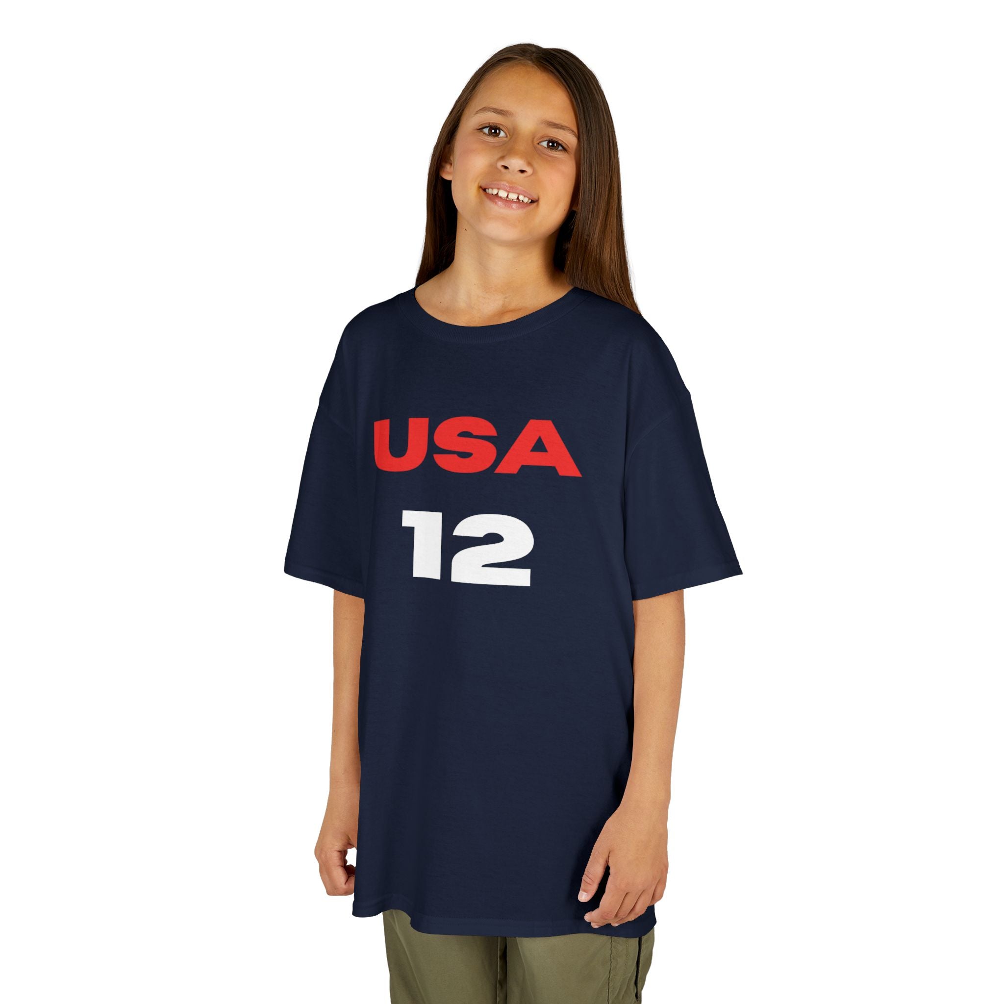 Kids USA Jersey Tee — (Clark 12)